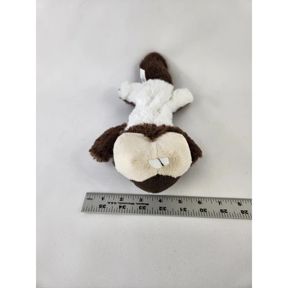 Think Dog Beaver Squirrel Plush Toy Large Tug Toss Fetch Dog Rope Squeaker Tail‎
